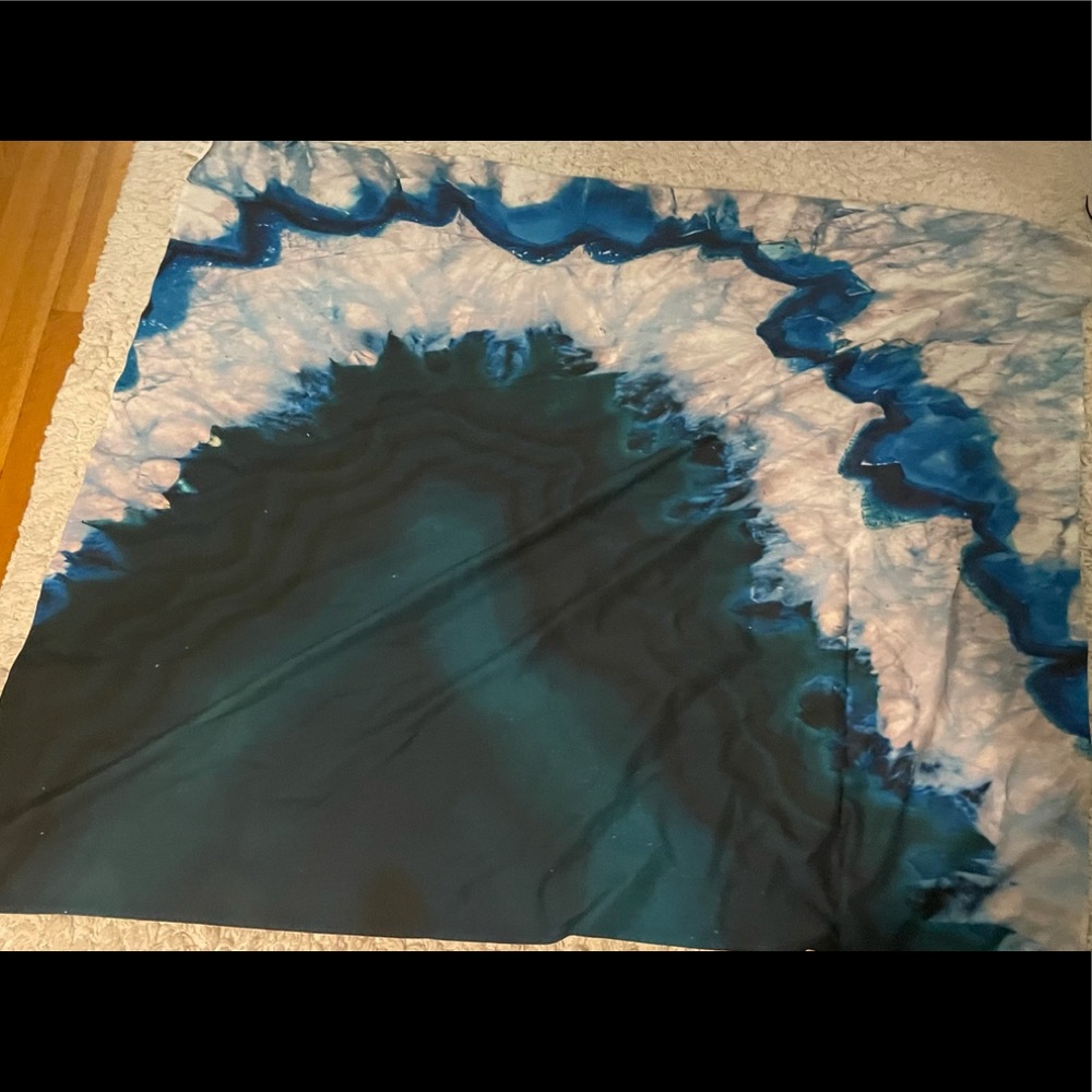blue tapestry
